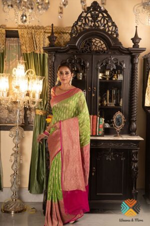 Khaddi Georgette Green