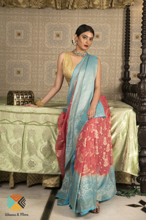 Khaddi Georgette Onion pink