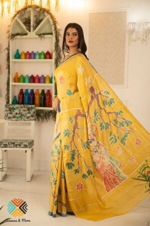 Yellow mulberry silk