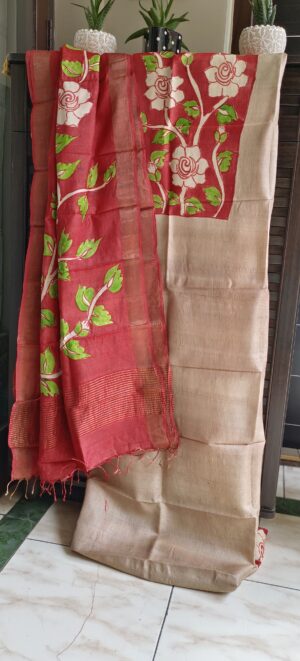 Pure Tussar Kurti and Dupatta set