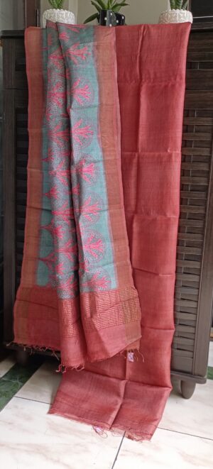 Pure Tussar Kurti and dupatta set